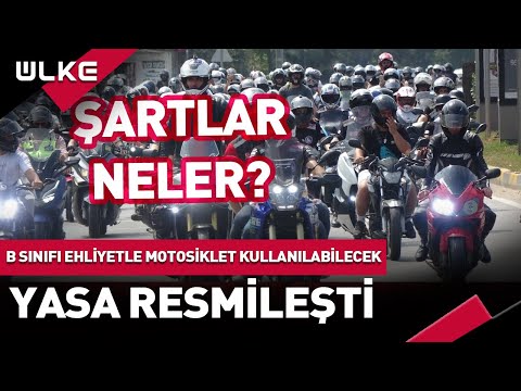 B Sınıfı Ehliyetle Motosiklet Kullanılabilecek! Peki Şartlar Neler?