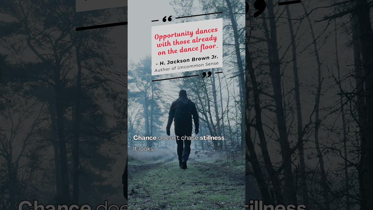 Don’t wait to be chosen — this is your sign to show up.