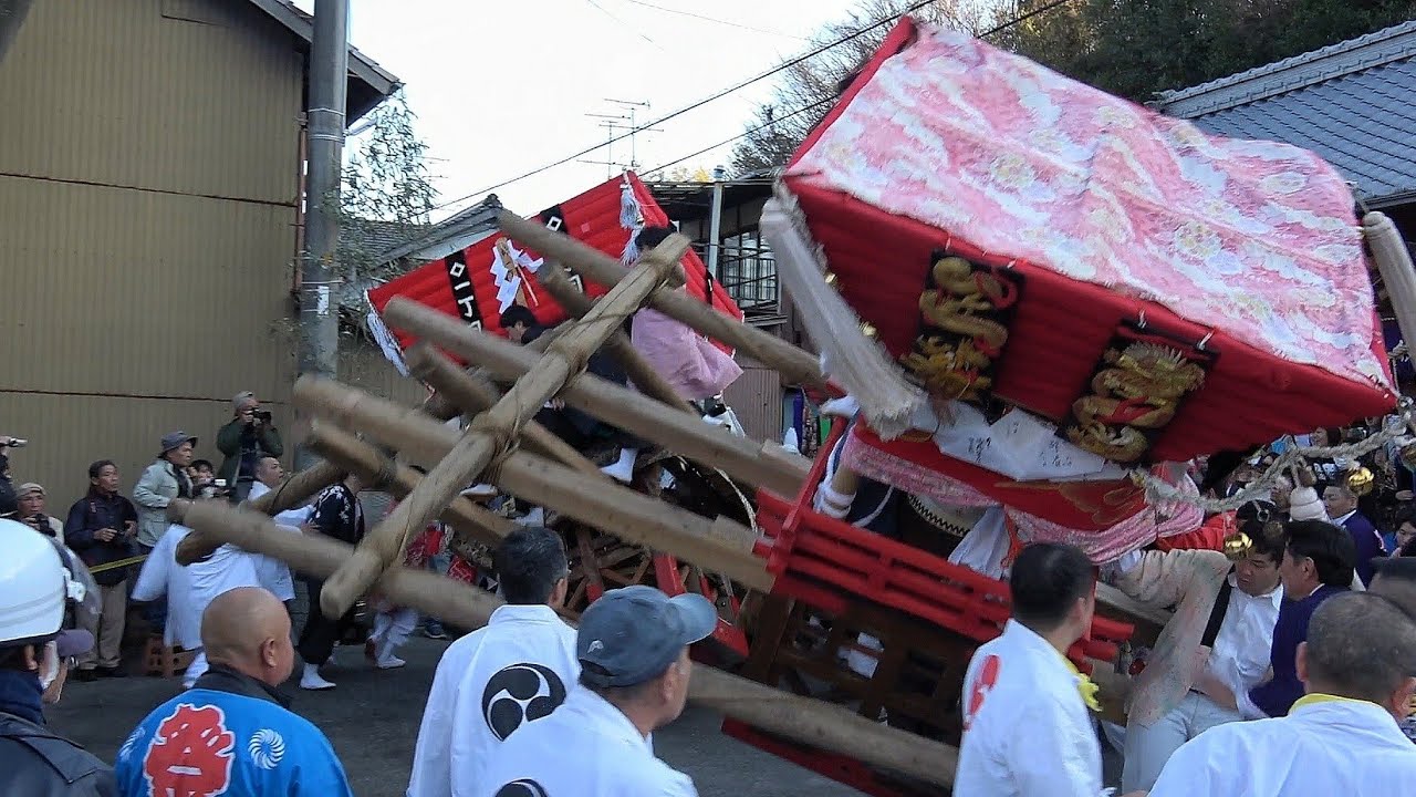 2019.3.24(日) 広島県三原市 幸崎能地  春祭り   常磐神社前 けんか・練り　だんじり