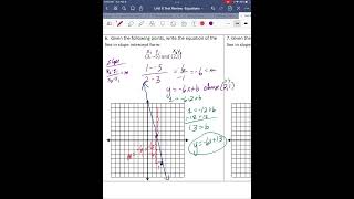 Unit 6 test review answers