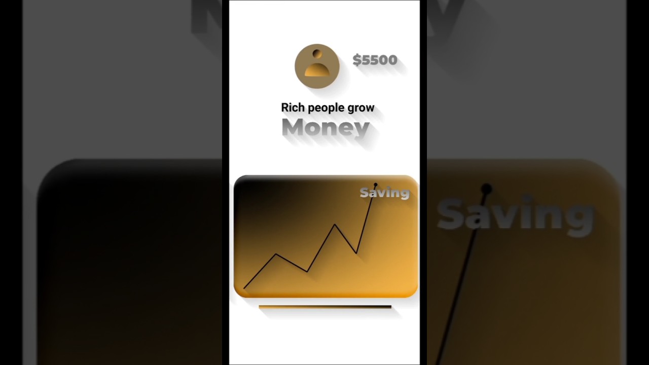 Grow Money don't just save it. #VideoEditorPortfolio #MotionGraphics #FinanceShort  #G #YTJobs