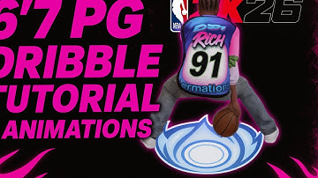 NBA 2K26 6’7 PG Momentum Spam Dribble Tutorial + Animations🔥 (Handcam Guide)