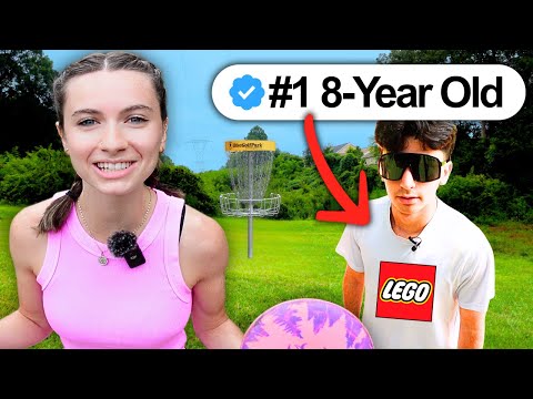 Amy Challenged The #1 8-Year-Old Disc Golfer... Again