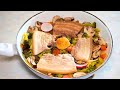 Gesund Kochen leicht gemacht: Bauchfleisch Gemüsepfanne
