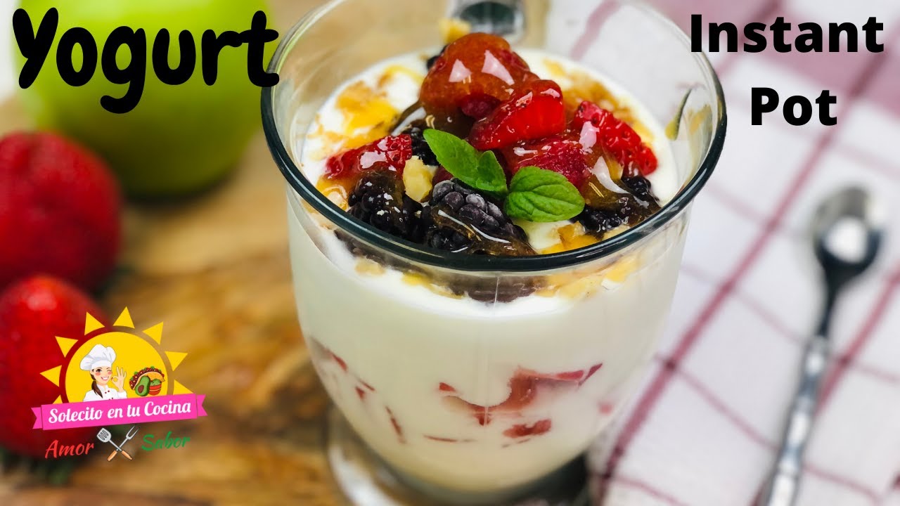 Yogurt en Instant Pot - Solo 2 ingredientes - Yogurt Recipe