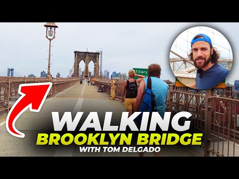 Walking the Brooklyn Bridge with Tom Delgado @tomdnyc