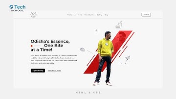 Food Blogs Hero Section Design | Vibrant & Inviting