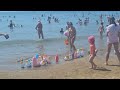 Hračky na pláži - plážový tučňáci do moře - nafukovací hračky #beach #spiaggia #urlaub 