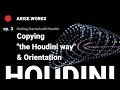 Copy Stamp, Copy to Points, Orientation of Copies – Getting Started with Houdini ep. 3