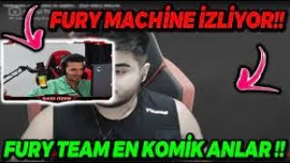 Fury Machi̇ne Fury Team Komi̇k Anlar İzli̇yor