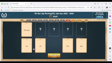 Thi Thử IOE Lớp 3  cấp Xã, Phường năm học 2025 2026 2000 điểm