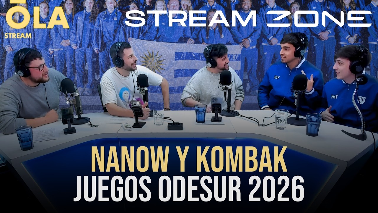 Nanow, Kombak y muchos uruguayos a los Juegos Odesur 2026 🎮 STREAM ZONE