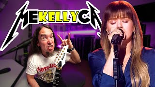 Metal Guitar Player REACTS to KELLY CLARKSON singing METALLICA \\