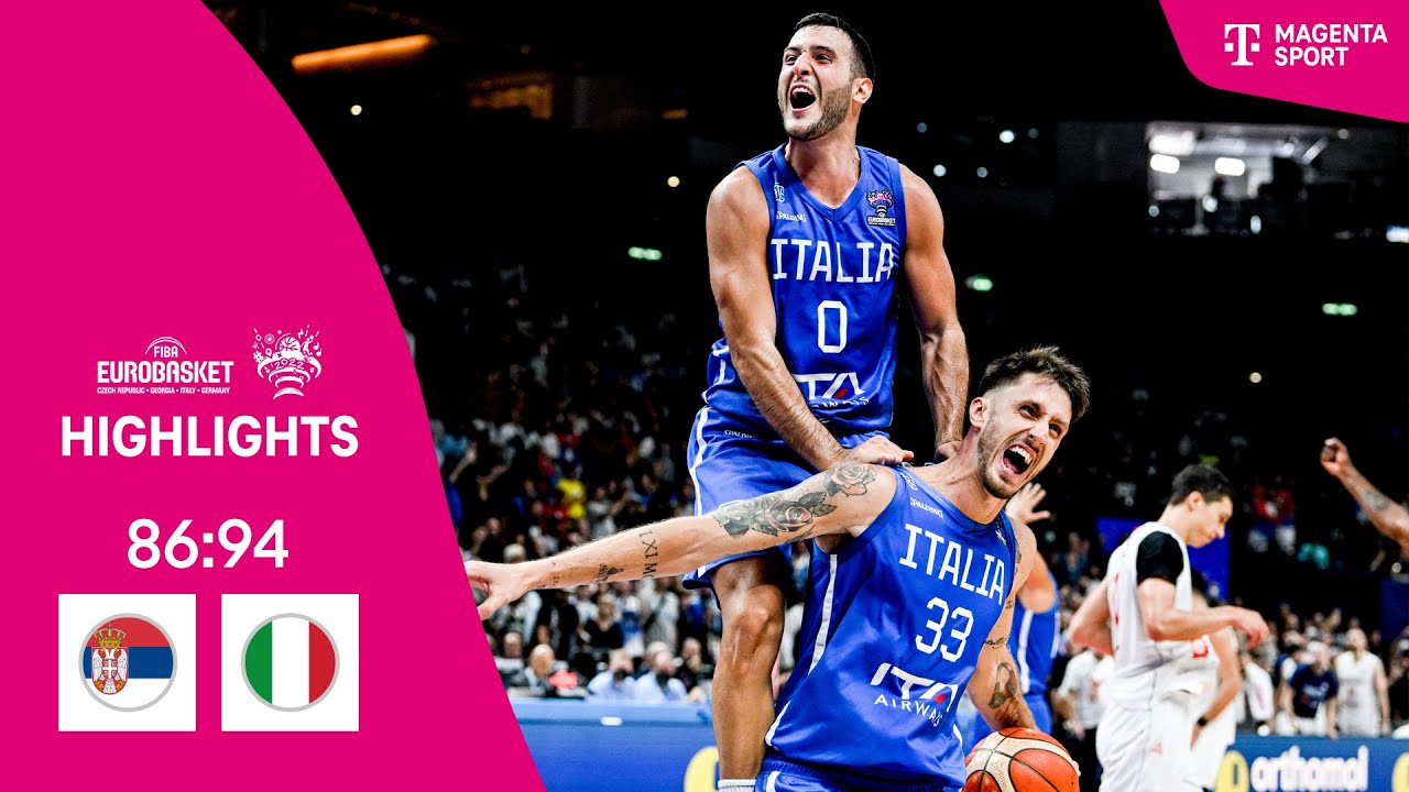 Serbien - Italien Highlights FIBA EUROBASKET 2022