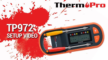 ThermoPro TP972 TempSpike Plus Truly Wireless Bluetooth Meat Thermometer Setup Video