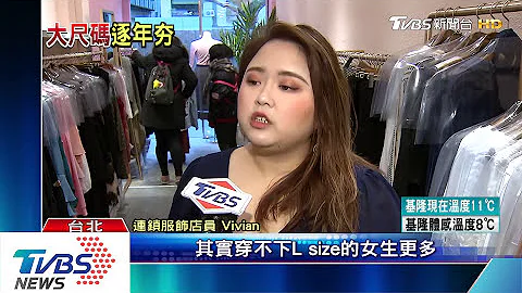＂厚片＂女鎖定大尺碼　服飾業：比例逐年升 - 天天要聞
