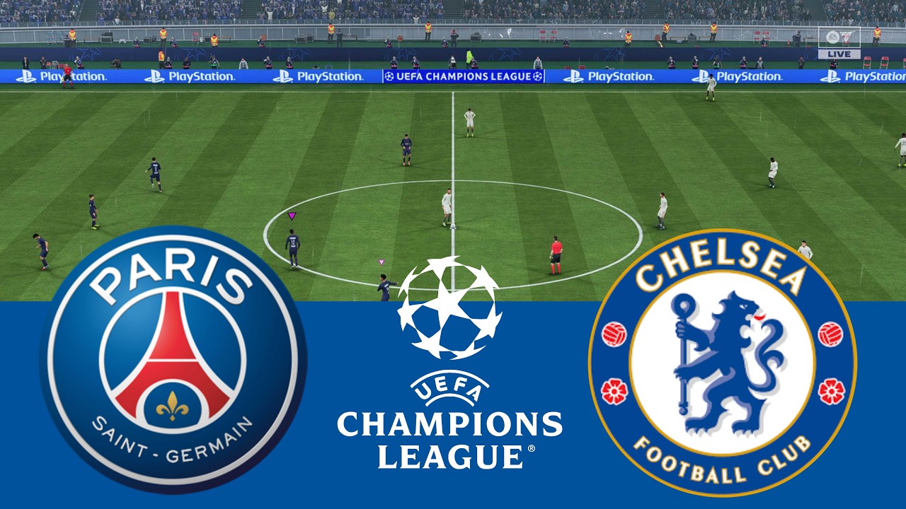 Полная симуляция/прогноз матча Лиги чемпионов УЕФА ПСЖ против Челси | Геймплей FC 26