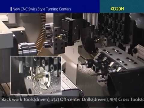 Torno Swiss Type marca HANWHA - XD20H