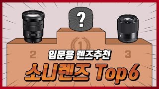 렌즈추천! 입문용 소니렌즈 Top6 !