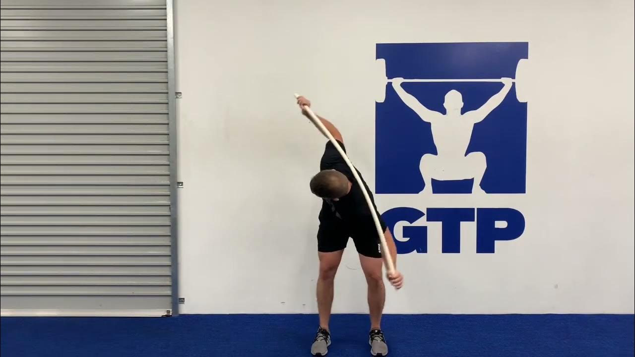 Broomstick Thoracic Rotations YouTube