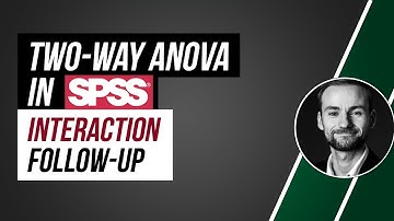 Two-way ANOVA in SPSS - Interaction follow up