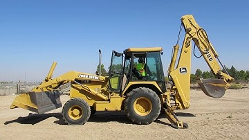 John Deere Backhoe StartUp Procedures By Operator Libby