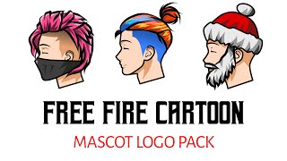 Cartoon Mascot Logo Pack | Free Fire Cartoon Logo Pack @KAR 14