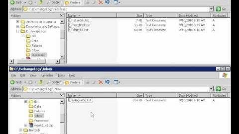 Exchange LogParser - Manual task activation