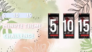 5, 10 AND 15 MINUTES THEME MAKING CHALLENGE || Aesthetics With Me