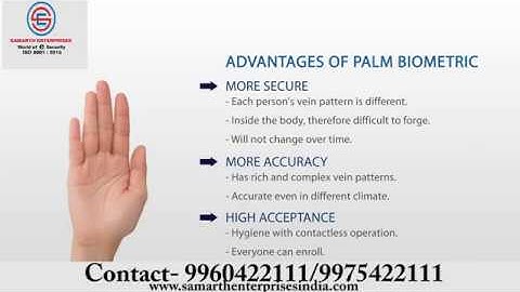 Palm + Fingerprint Time Attendance & Access Control System P160