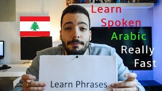 How to LEARN Lebanese REALLY Fast