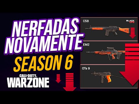 Season 6 chega nerfando C58, EM2, OTS 9, MG 82 E STONER - Call of Duty:  Warzone Patch Notes 