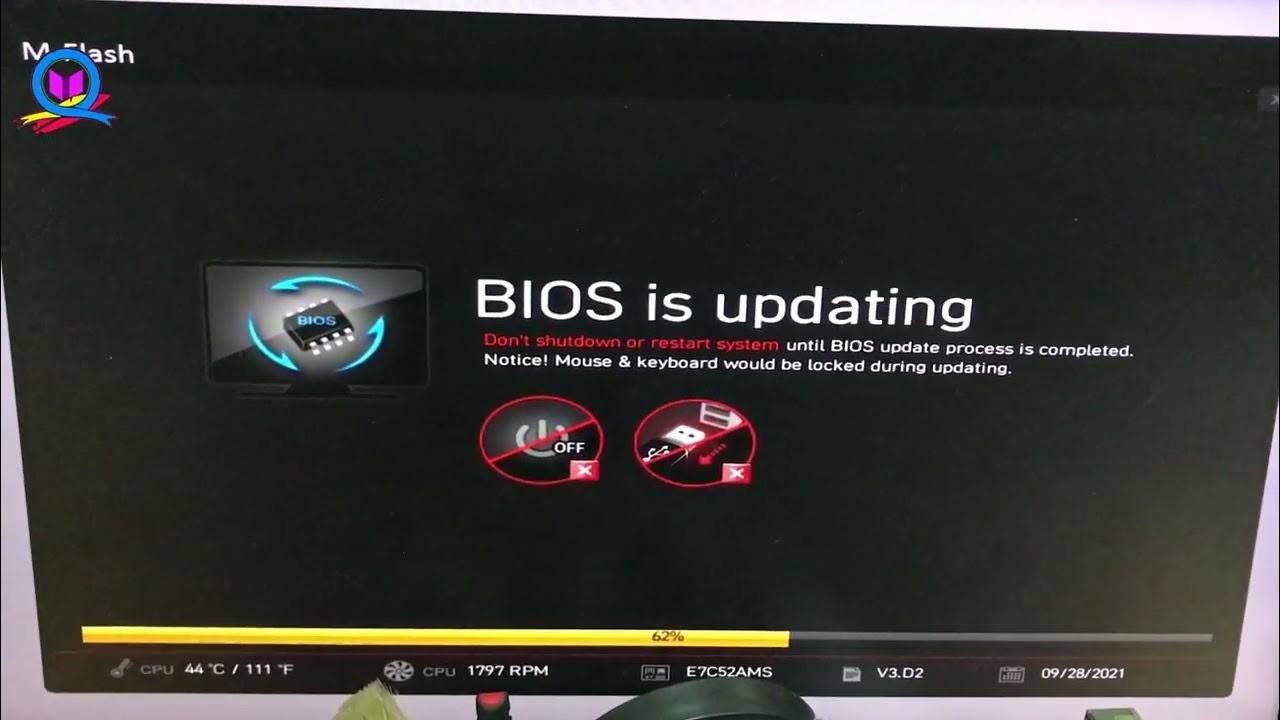 Update bios MSI B450 A PRO MAX YouTube