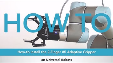 How to Install the Robotiq 2-Finger Adaptive Gripper 85 on Universal Robots - ROBOTIQ