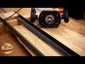 Probably the Easiest Router Sled out there ( Flattening a Live Edge Slab without a Planer)