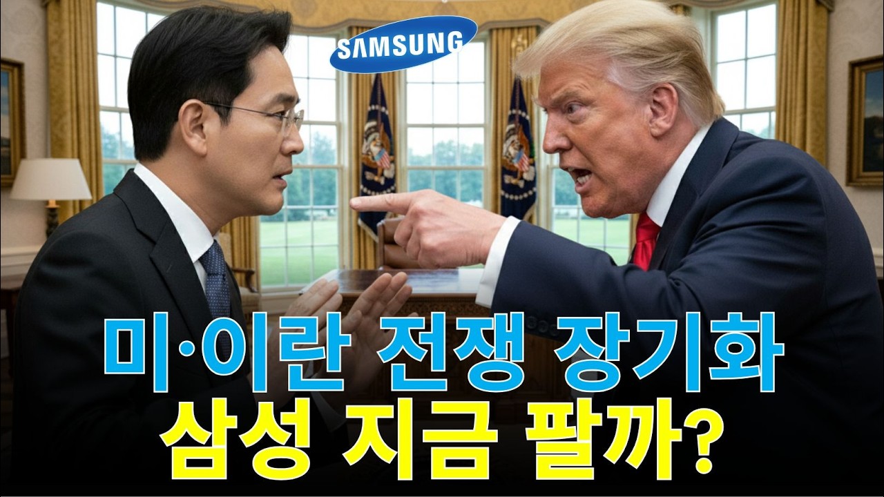 미국이 밀어주는 삼성전자! 중동 확전이 불러온 역설적 호재 총정리