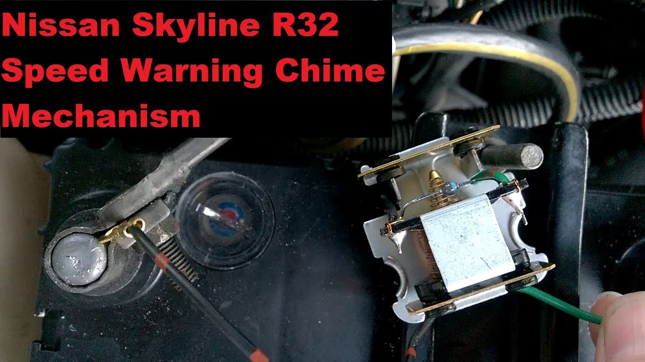 1989 Nissan Skyline Speed Warning Chime YouTube