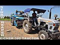 Straw Reaper Washing and Repairing | Eicher 380 Tractor caring Straw Reaper and Washing