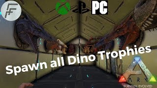 ARK: Survival Evolved How to spawn all Dino Trophies.