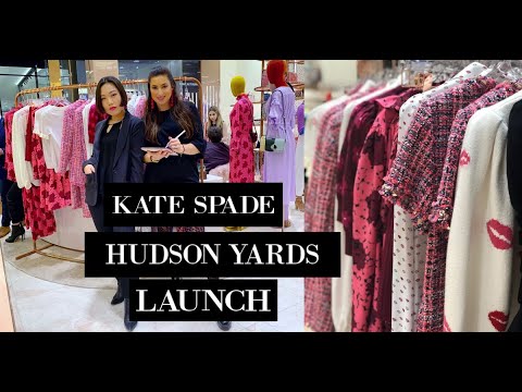 KATE SPADE HUDSON YARDS LAUNCH || CHIC SKETCH