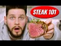 HOW TO MAKE THE PERFECT STEAK EVERY SINGLE TIME! (STEAK 101)