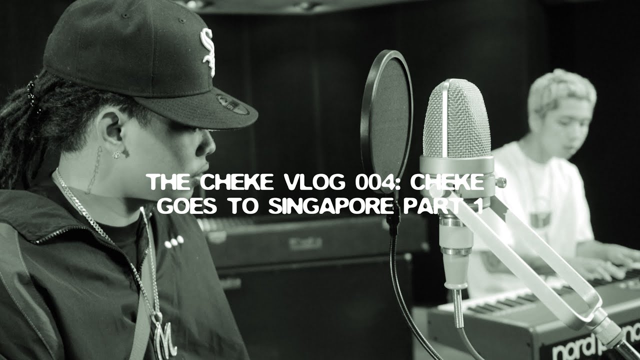 CHEKE VLOG 004 - CHEKE GOES TO SINGAPORE PART 1 | MUSIC MATTERS, CASH & BRGR SLINGSHOT, LION STUDIOS