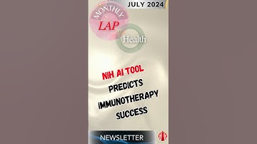 NIH #AI Tool Predicts Immunotherapy Success