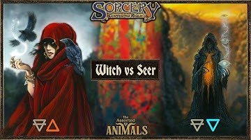 WITCH (🪨/🔥) vs SEER (🪨/💧), Sorcery: Contested Realm Gameplay
