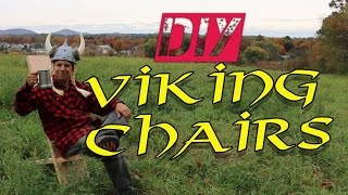How to make a Viking Chair | Wooden Camp Chair - easy with hand tools
