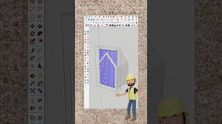 Cara Mudah Memotong dan menghapus sebagian object di sketchup #sketchup #tutorialsketchup #sket