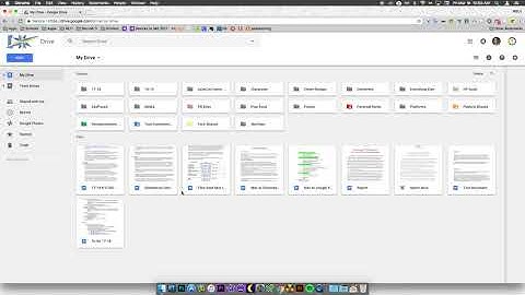 Change Between Grid and List View in Google Drive