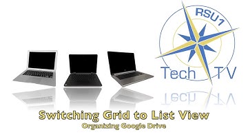 Change Between Grid and List View in Google Drive