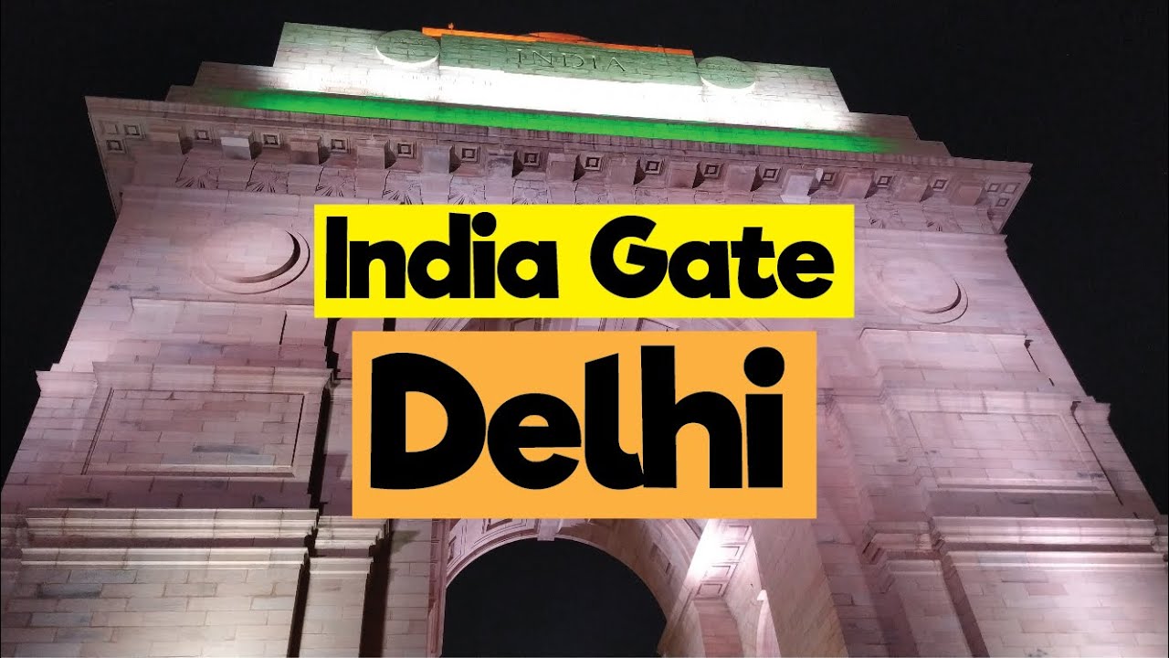 India Gate Delhi Travel Vlog - India Golden Triangle Tour