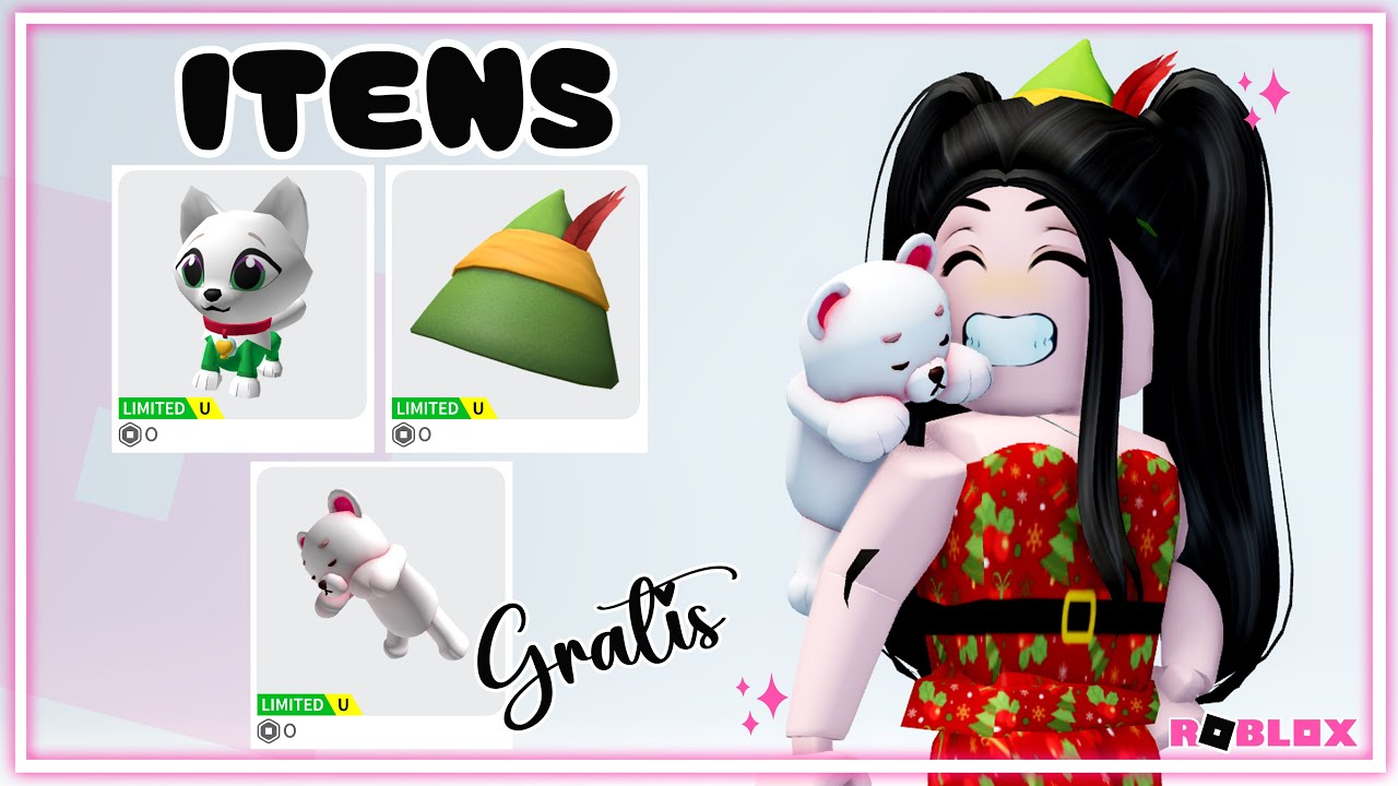 jessizada on X: 👾 COMO GANHAR +4 ITENS GRÁTIS LIMITEDS NO ROBLOX 👾  🎀Link:  🎀Discord:  #roblox  #robloxugc #robloxugcgratis #robloxugcfree #robloxfreelimited   / X